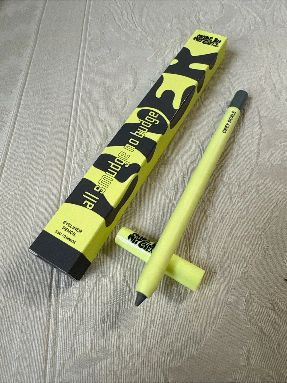 Made by Mitchell All Smudge No Budge Grey Scale Eyeliner Pencil BNIB